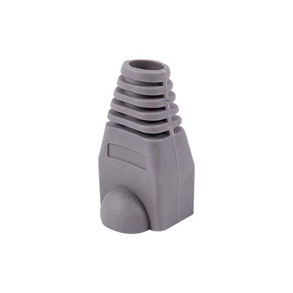 Ethernet Gray Rubber RJ45 Connector Boots Cover Case Protector 50 pieces.jpg q50 کاور کانکتور رنگ خاکستری بسته 20 عددی