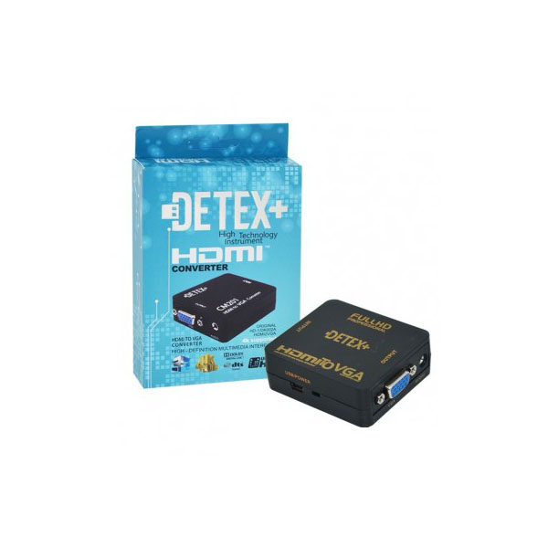 تبدیل hdmi به vga برند تبدیل HDMI به VGA برند +DETEX