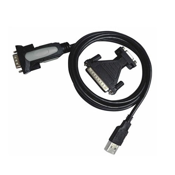 usb to rs 606x450 1 کابل تبدیل USB به RS232 فرانت کد 2180-2768 طول 1.5 متر به همراه مبدل 9 پین به 25 پین