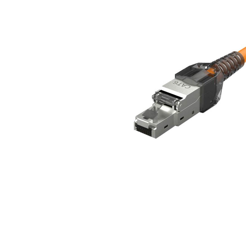 پلاگ (سوکت) شبکه ی CAT6 STP Toolless فلوک پاس