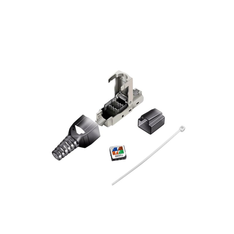 پلاگ (سوکت) شبکه ی CAT6 STP Toolless فلوک پاس - Image 2