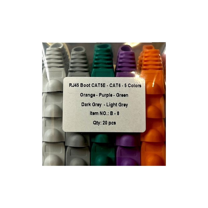 محافظ سوکت شبکه RJ45 مدل B-8 بسته 20 عددی - Image 4