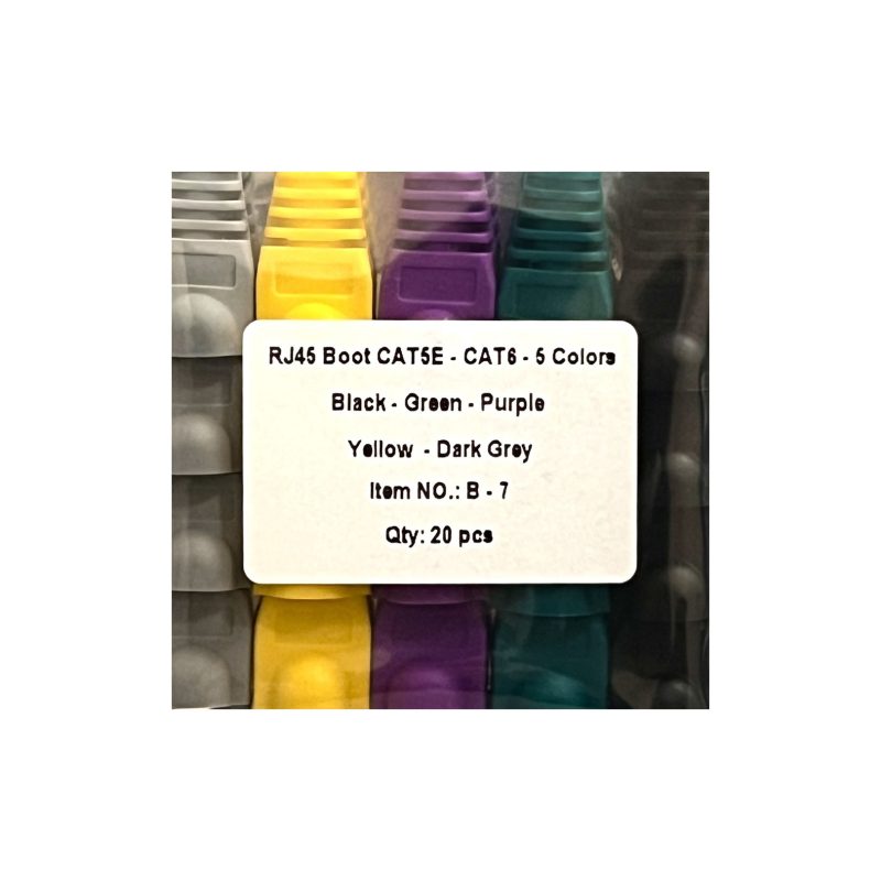 محافظ سوکت شبکه RJ45 مدل B-7 بسته 20 عددی - Image 4