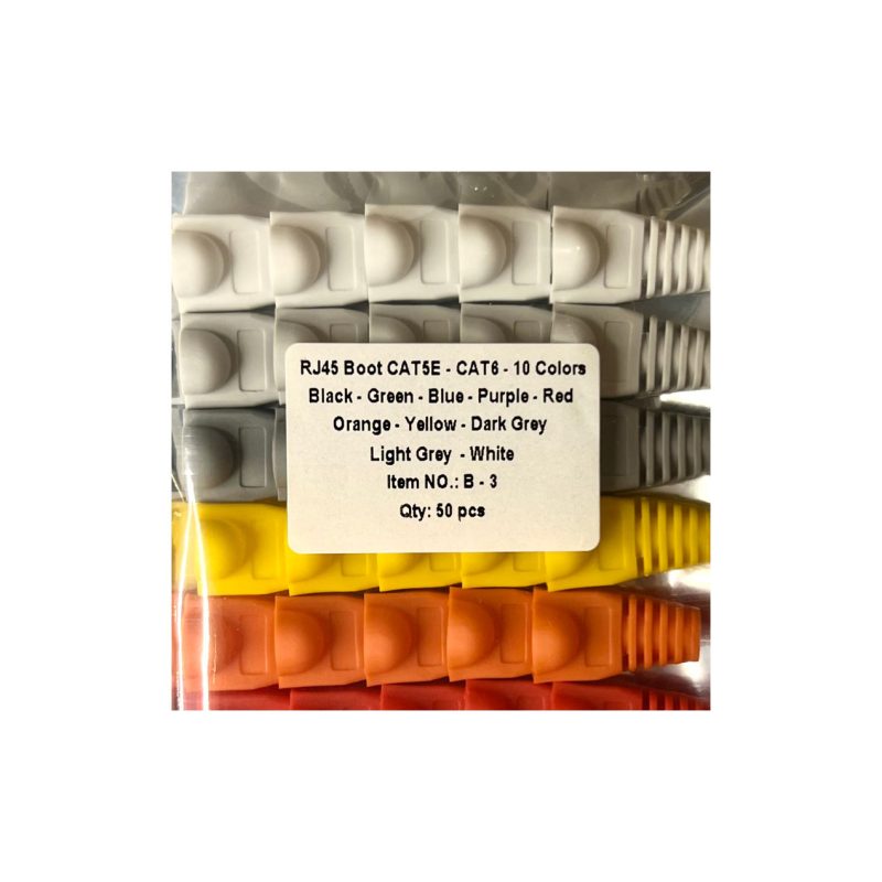 محافظ سوکت شبکه RJ45 مدل B-3 بسته 50 عددی - Image 4