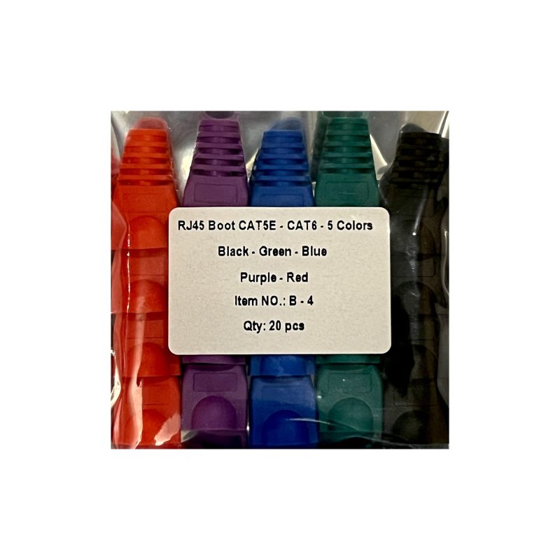 محافظ سوکت شبکه RJ45 مدل B-4 بسته 20 عددی - Image 4