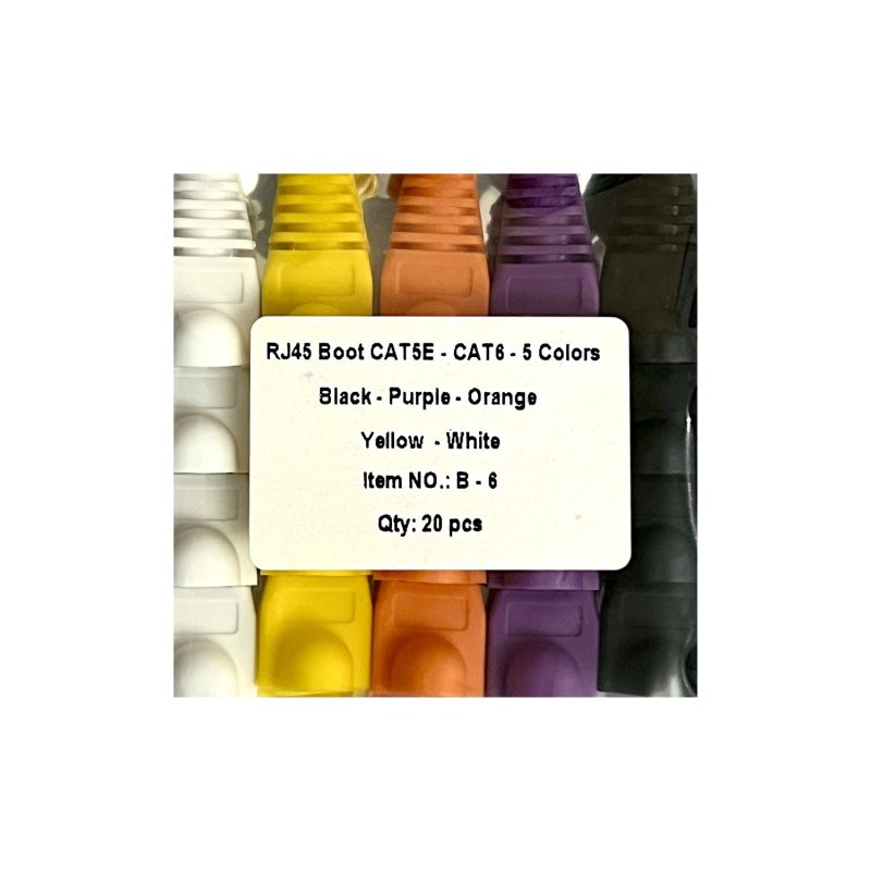 محافظ سوکت شبکه RJ45 مدل B-6 بسته 20 عددی - Image 4