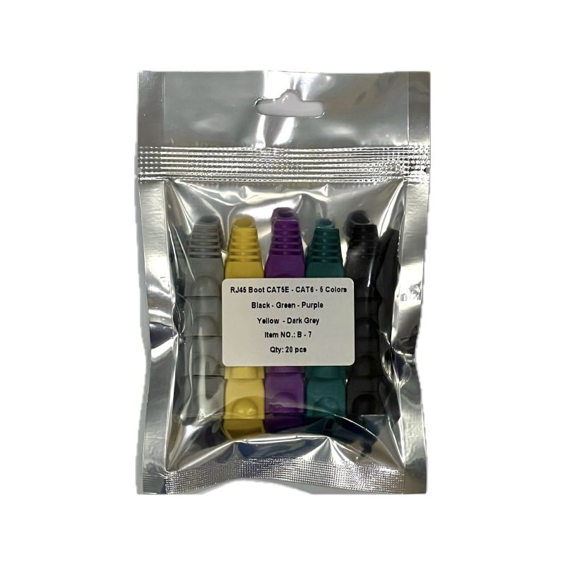 محافظ سوکت شبکه RJ45 مدل B-7 بسته 20 عددی - Image 3