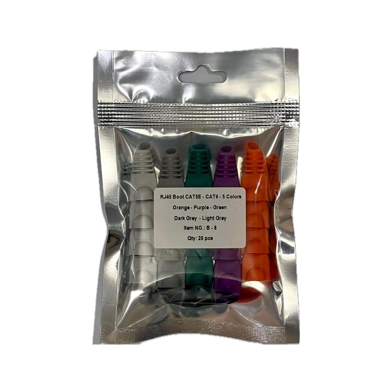 محافظ سوکت شبکه RJ45 مدل B-8 بسته 20 عددی - Image 3