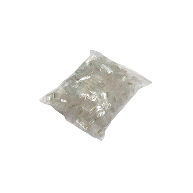 کانکتور CAT6A UTP فلوک پاس (Fluke pass) بسته 100 عددی - Image 2