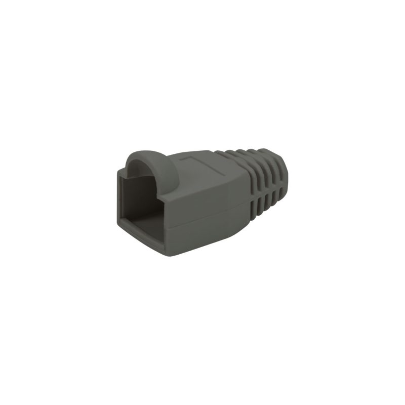 محافظ سوکت RJ45 مدل 2001082 رنگ خاکستری تیره بسته 100 عددی