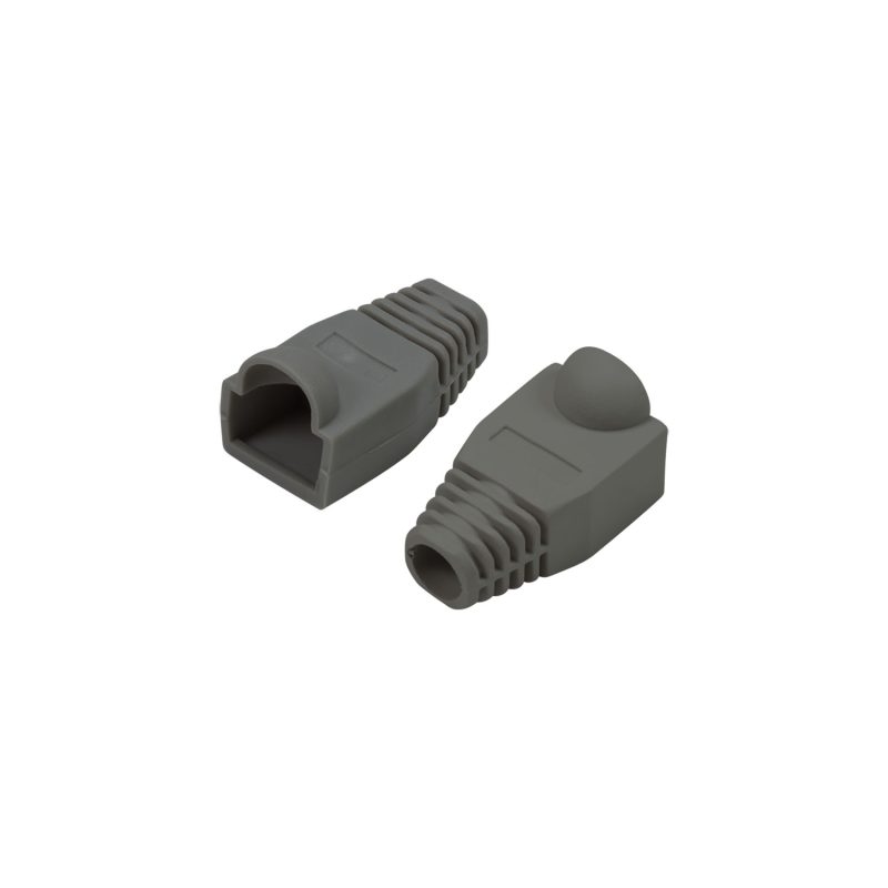 محافظ سوکت RJ45 مدل 2001082 رنگ خاکستری تیره بسته 100 عددی - Image 2