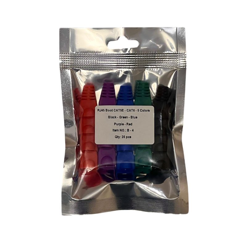 محافظ سوکت شبکه RJ45 مدل B-4 بسته 20 عددی - Image 3