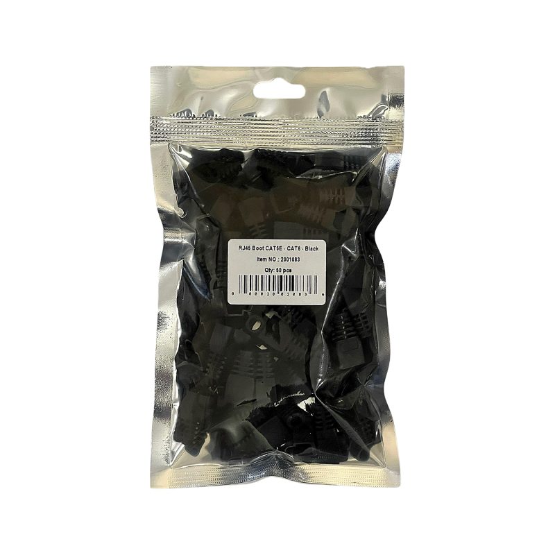محافظ سوکت RJ45 مدل 2001083 رنگ مشکی بسته 50 عددی - Image 4