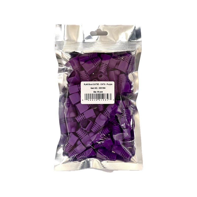 محافظ سوکت RJ45 مدل 2001084 رنگ بنفش بسته 50 عددی - Image 4