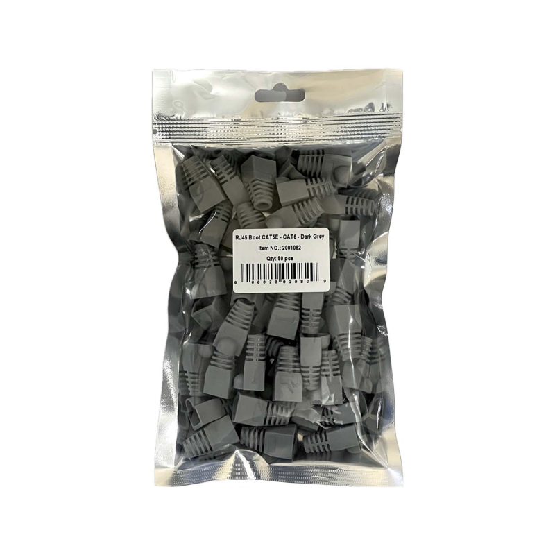 محافظ سوکت RJ45 مدل 2001082 رنگ خاکستری تیره بسته 50 عددی - Image 4