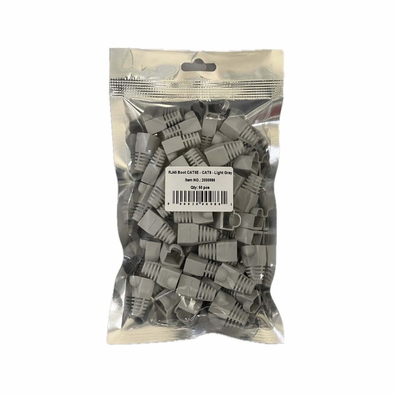 محافظ سوکت RJ45 مدل 2000986 رنگ خاکستری روشن بسته 50 عددی - Image 4